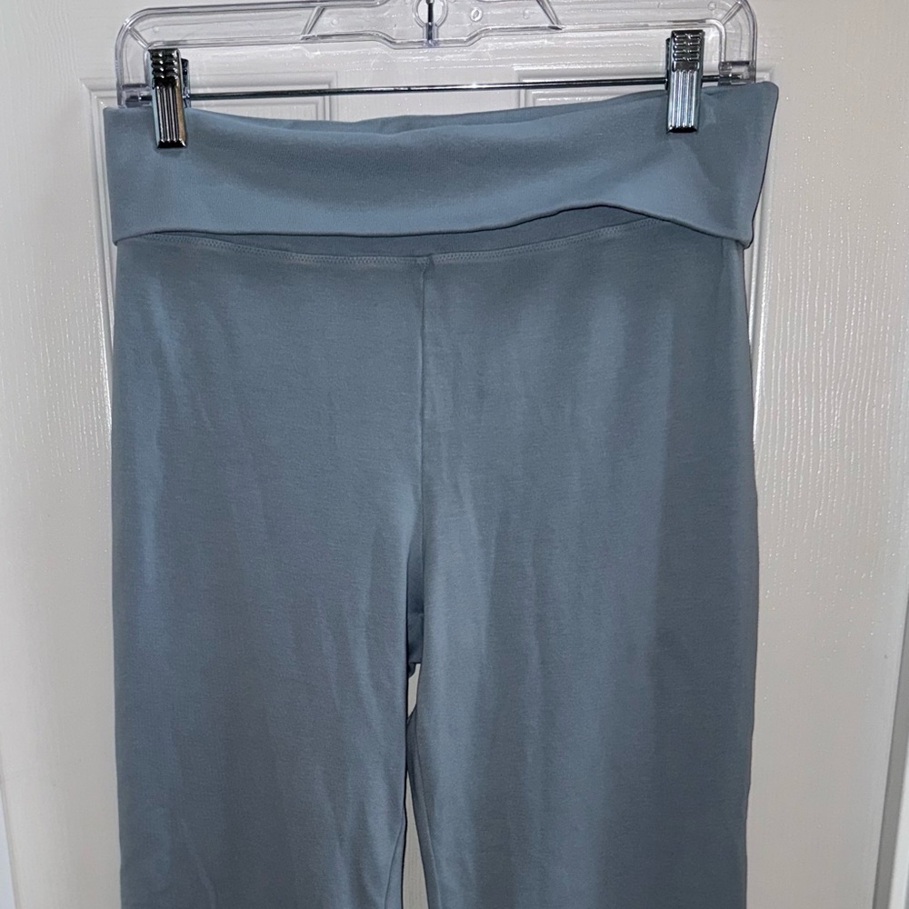 Skims Soft Wide Leg Lounge Sleep Pants Womens XL Artic Blue Luxury AthLeisure